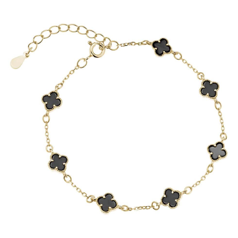 Βραχιόλι Quatrefoil Ασήμι 925