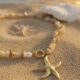 Ατσάλινο Κολιέ Starfish & Pearls