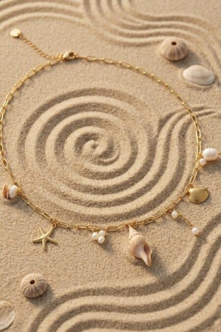 Ατσάλινο Κολιέ Marine Charms