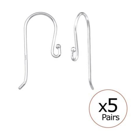 Ασήμι 925 κρίκοι fish hook 20mm σκουλαρίκια