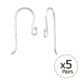 Ασήμι 925 κρίκοι fish hook 20mm σκουλαρίκια