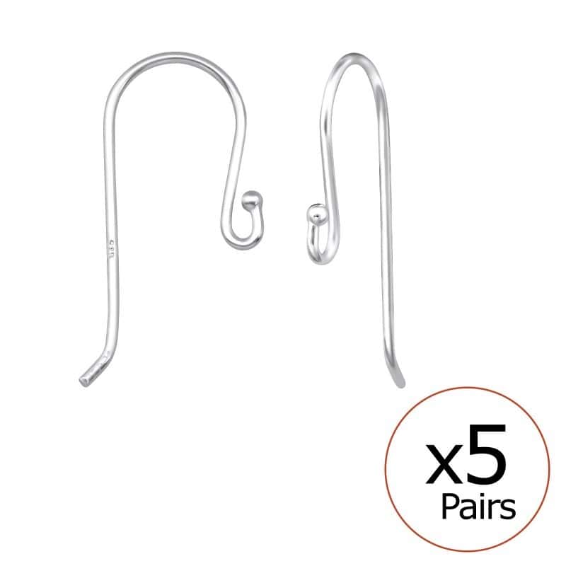 Ασήμι 925 κρίκοι fish hook 20mm σκουλαρίκια