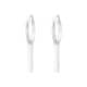 Ασήμι 925 κρίκοι hanging bar 11mm