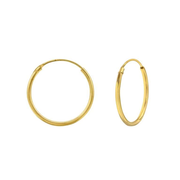 Ασήμι 925 κρίκοι σκουλαρίκια 18mm