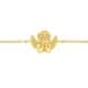 Ασήμι 925 βραχιόλι με ασημένια αλυσίδα Golden Cupid