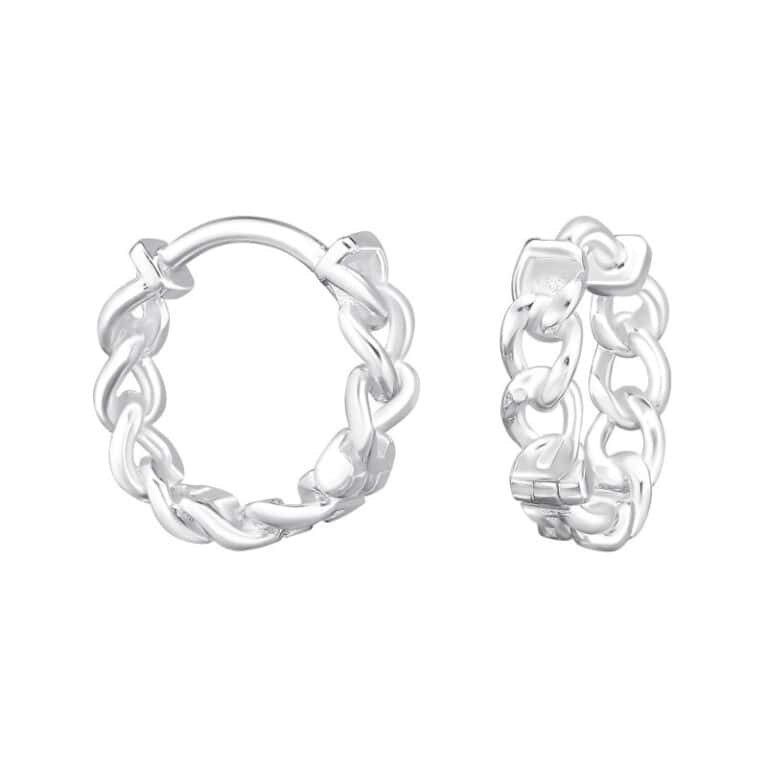 Ασήμι 925 μικροί κρίκοι αλυσίδα chain link
