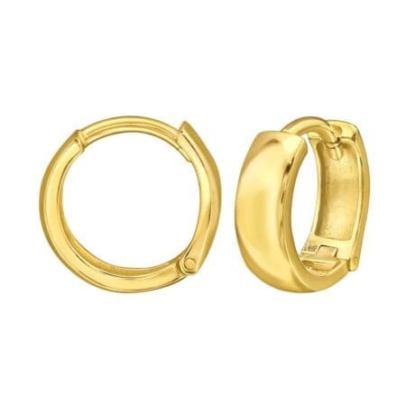 Ασήμι 925 μικροί κρίκοι σκουλαρίκια Golden Ear Huggies