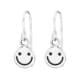 Ασήμι 925 σκουλαρίκια απλά emoji smile 6.6mm