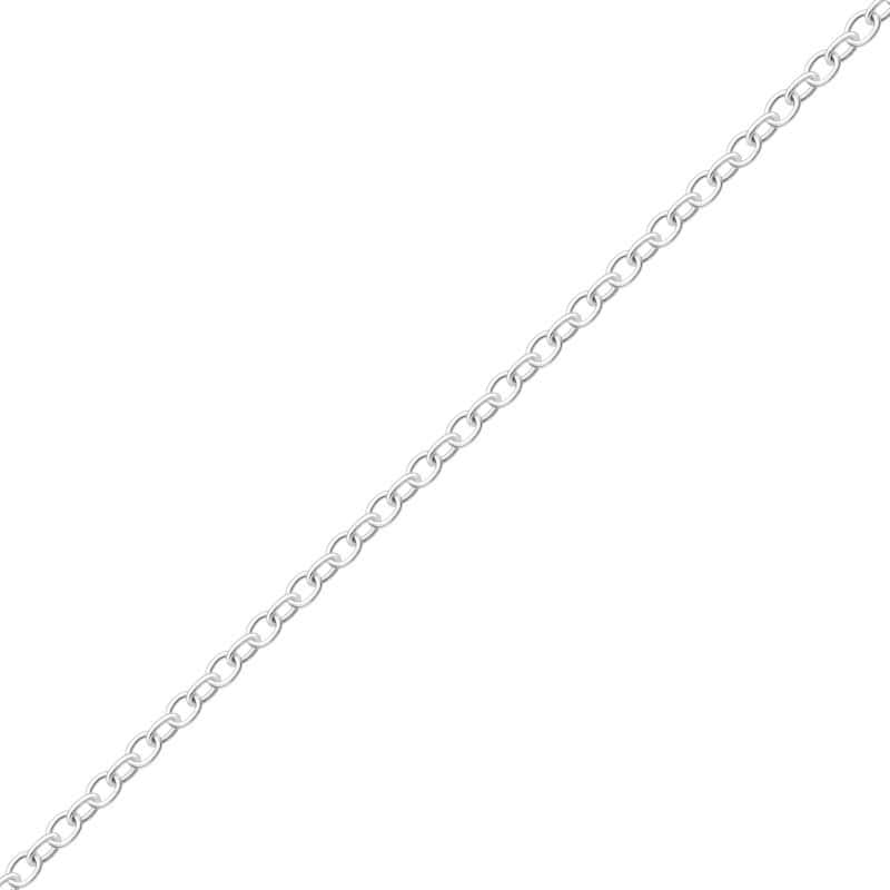 Βραχιόλι ασήμι 925 με ασημένια αλυσίδα 18cm