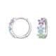 Ασήμι 925 μικροί κρίκοι Three Flowers 11mm