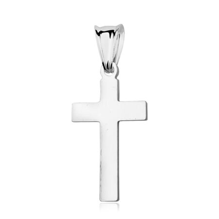 Μίνι Σταυρός Ασήμι 925 σε Χρυσό 14K ή Ασημί 22 x 10 mm – Με Αλυσίδα 42–45 cm