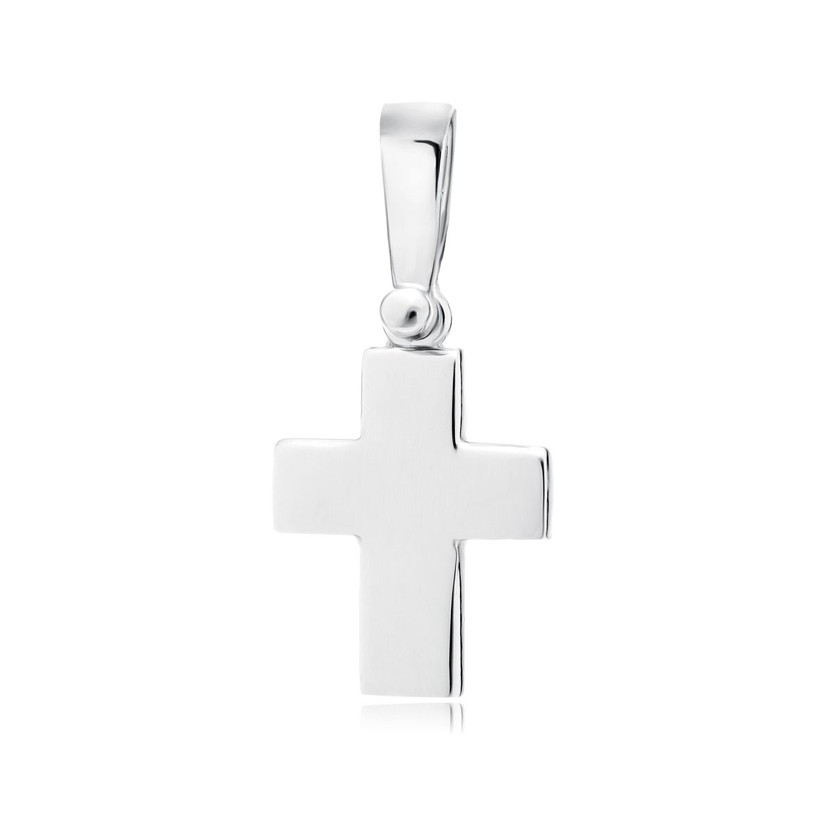 Συμπαγής Σταυρός Ασήμι 925 σε Χρυσό ή Ασημί 25 x 11 mm – Με Αλυσίδα 42–45 cm