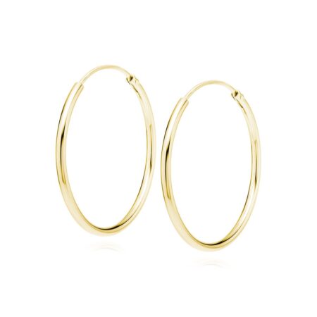 Επίχρυσοι Κρίκοι 14K Πλάτους 1,5 mm σε 18 έως 30 mm