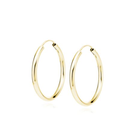 Επίχρυσοι Κρίκοι 14K Πλάτους 2 mm σε 18 έως 70 mm