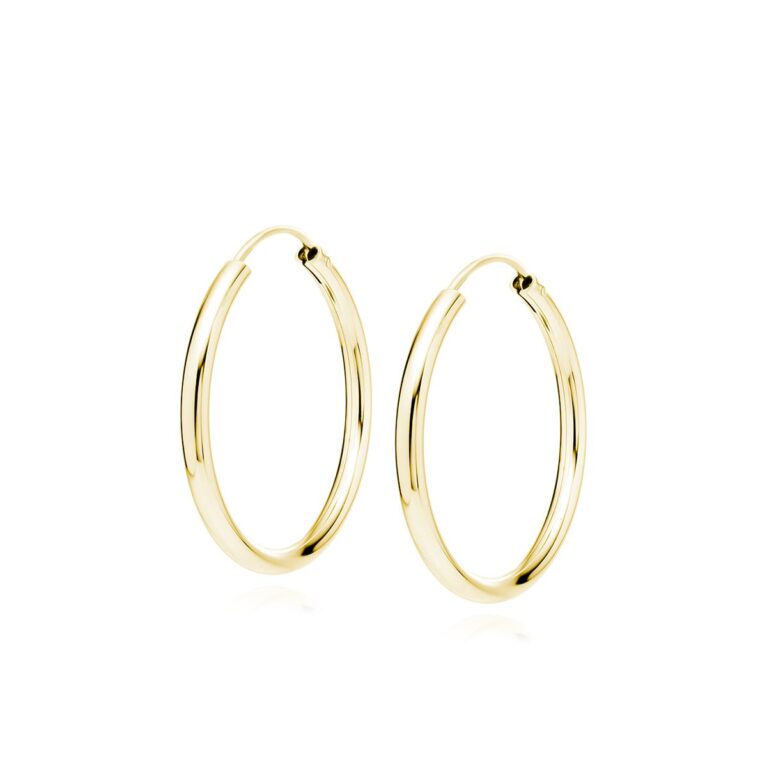 Επίχρυσοι Κρίκοι 14K Πλάτους 2 mm σε 18 έως 70 mm