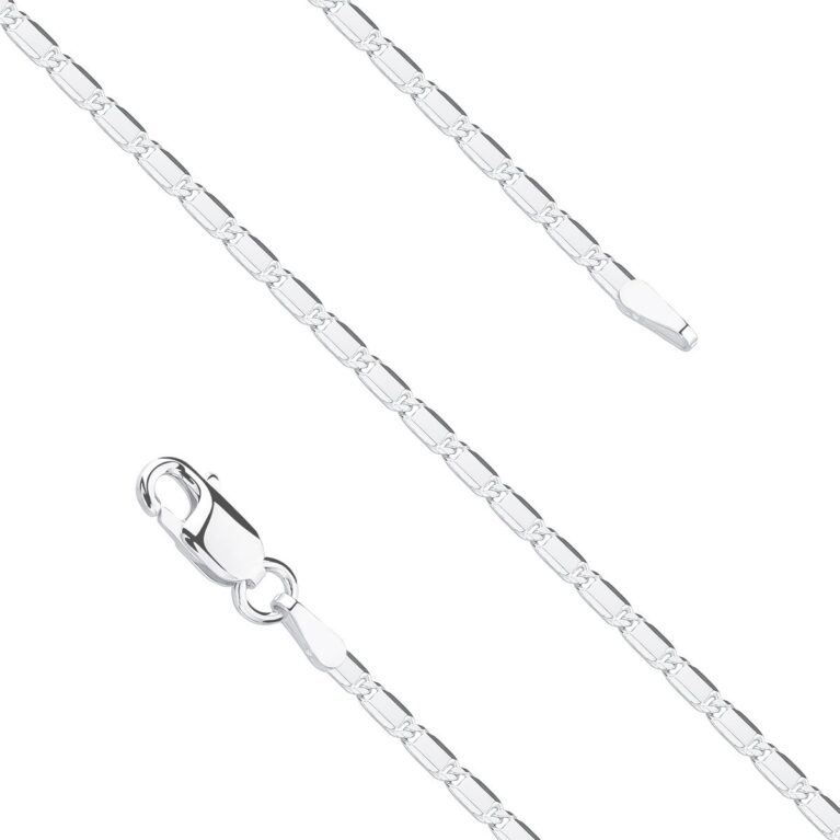 Βραχιόλι Αλυσίδα Σαλιγκάρι Ασήμι 925 18 ή 19 cm