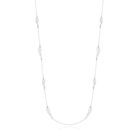 Μακρύ Κολιέ Φτερά 80–83 cm σε Χρυσό 14K ή Ασημί