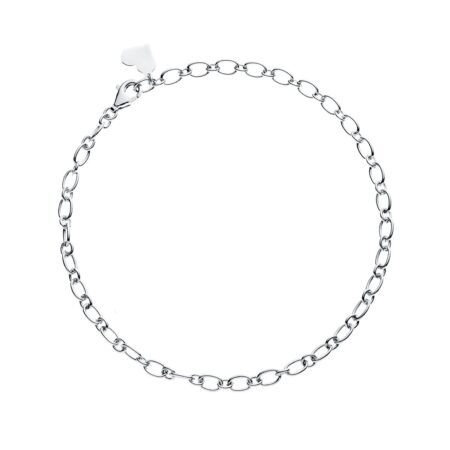 Βραχιόλι Καρδιά Πλάτους 3 mm σε Χρυσό 14K ή Ασημί
