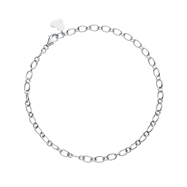 Βραχιόλι Καρδιά Πλάτους 3 mm σε Χρυσό 14K ή Ασημί