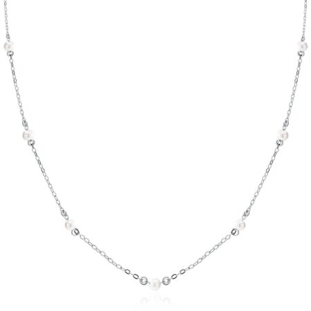 Τσόκερ με Λευκές Πέρλες 3 mm σε Χρυσό 14K ή Ασημί